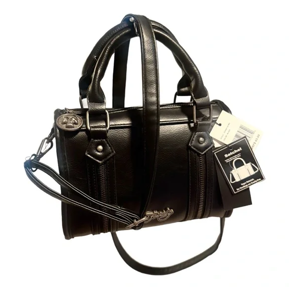 Ed Hardy NWT Black Edgy Handbag Y2K Inspired! - Picture 7 of 9